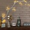 Lighted Garland with Birch Branches 6FT 48 Warm Lights, Lighted Birch Garland with Timer,Pre Lit Birch Garlands for Bedroom Wall Chrismtas Indoor Decorations (Battery Operated-707)